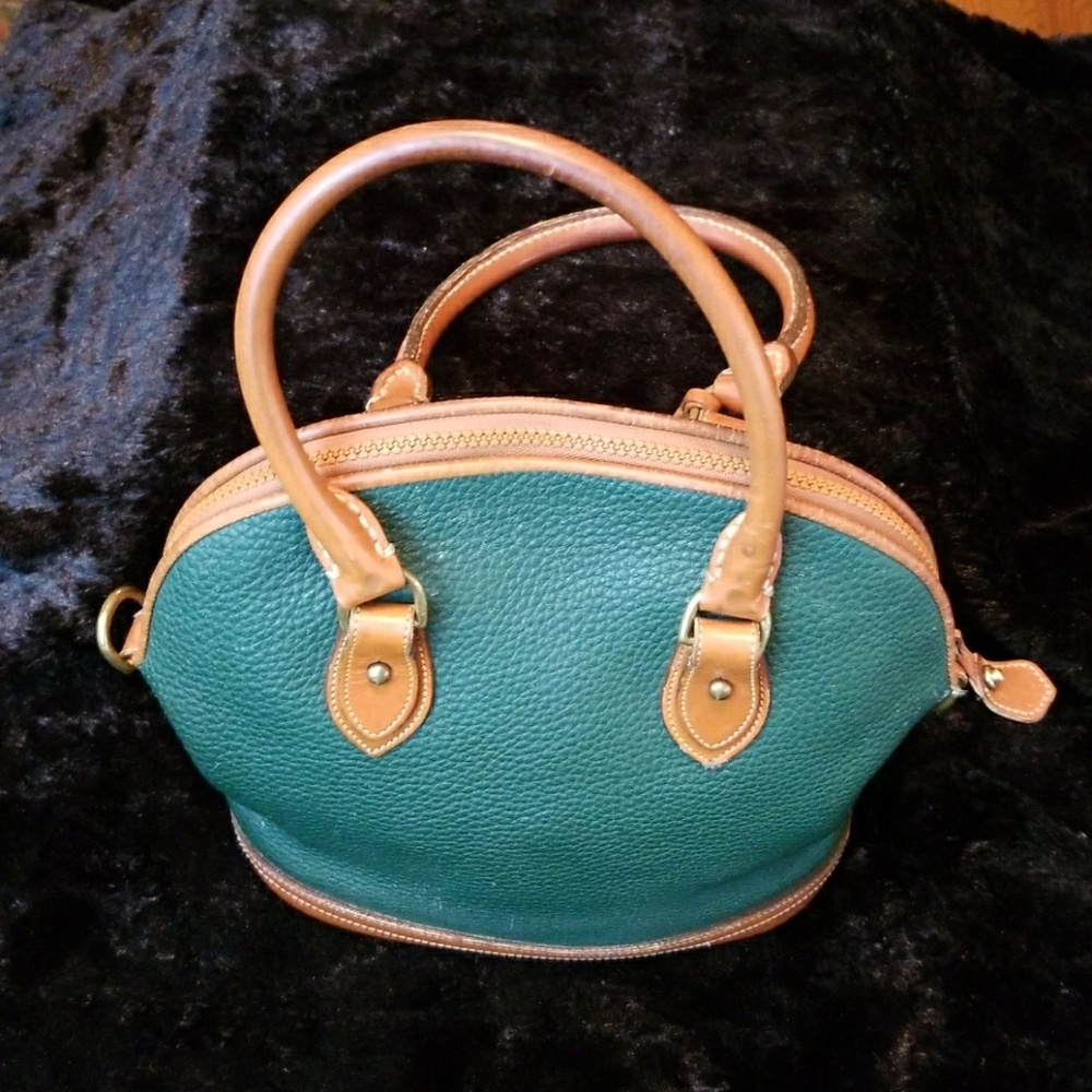 Green vintage dooney satchel - Picture 2 of 8